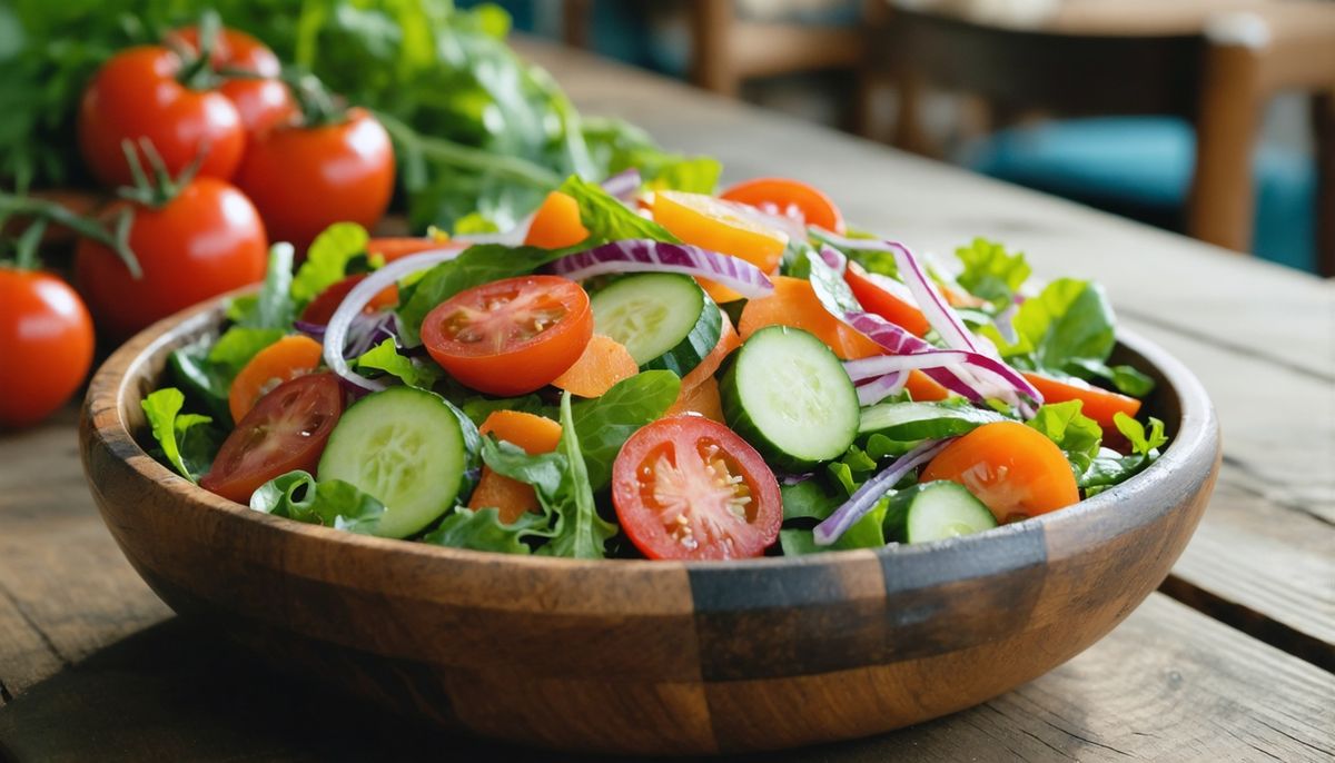 Mevsim Sebzeleriyle Renkli Vejetaryen Salatalar: Sağlıklı ve Lezzetli Tarifler