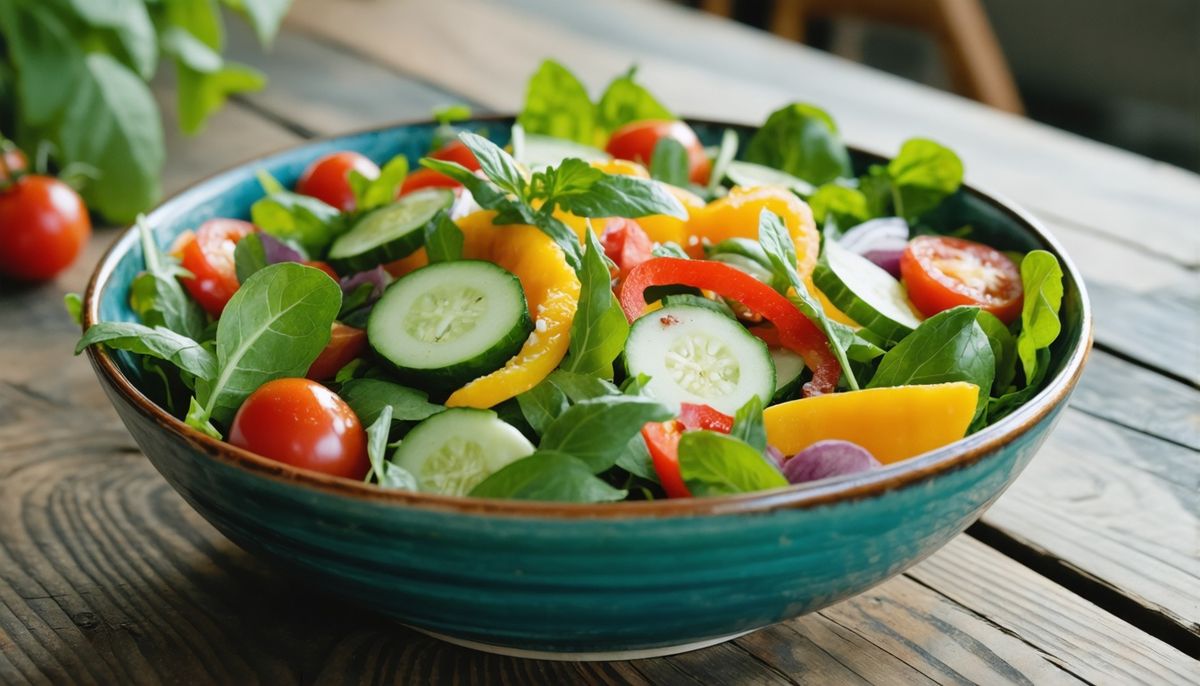 Mevsimsel Sebzelerle Renkli Salatalar: Sağlıklı ve Besleyici Seçenekler