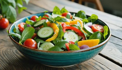 Mevsimsel Sebzelerle Renkli Salatalar: Sağlıklı ve Besleyici Seçenekler