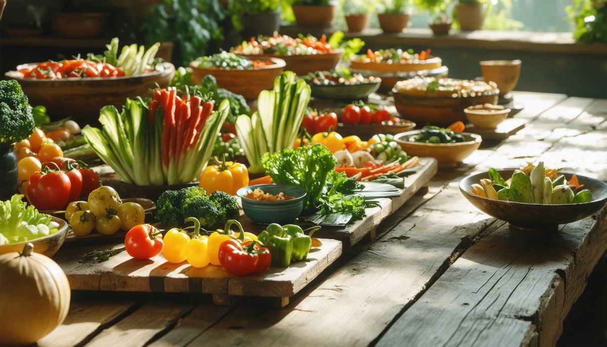 Rengarenk Sebze Şölenleri: Yaratıcı Tariflerle Sofralarınıza Canlılık Katın