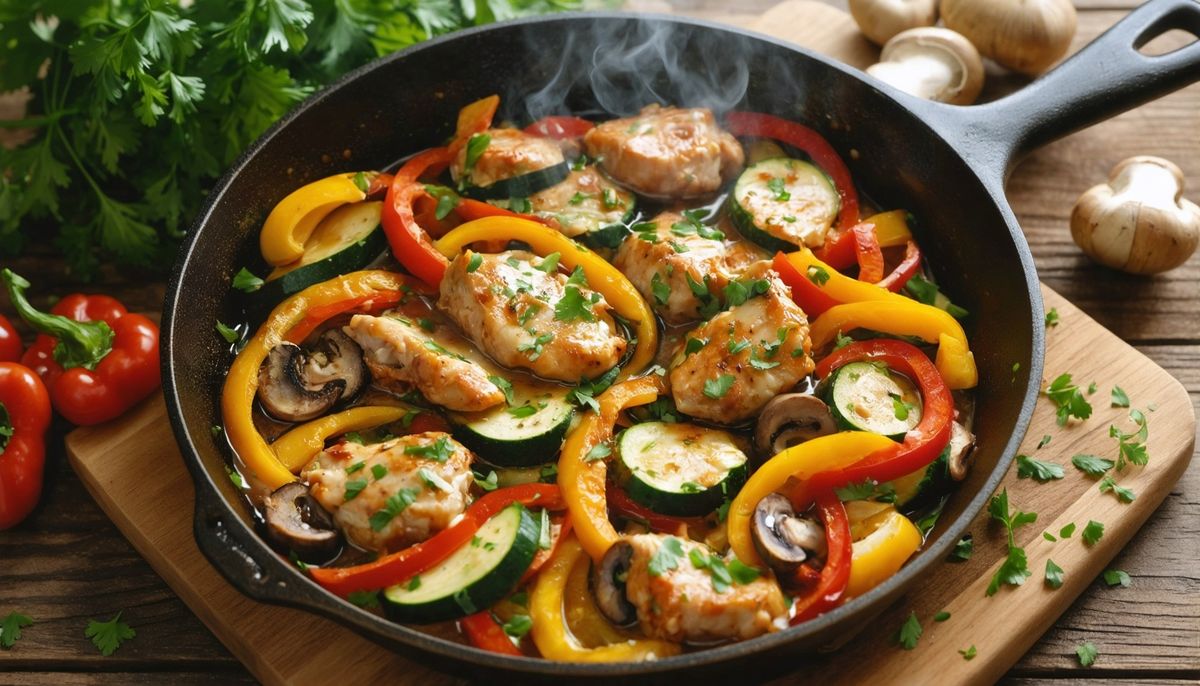 20 Dakikada Tavuklu Sebze Sote: Hafta İçi Kolay Tarif