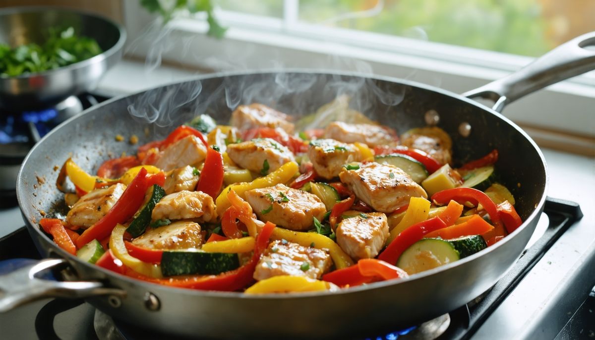 20 Dakikada Pratik Tavuklu Sebze Sote: Hızlı Akşam Menüsü