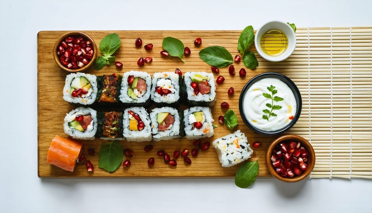 Türk Malzemeleriyle Ev Yapımı 'Sushi' Ruloları: Yaratıcı Tarifler