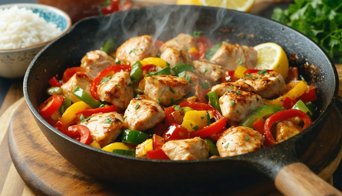 30 Dakikada Pratik Akşam Yemeği: Tavuk ve Sebze Sote Tarifi