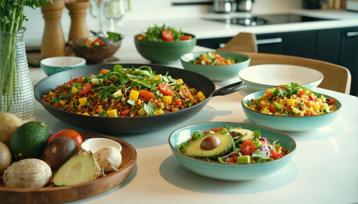 Vejetaryen Sofralar İçin Pratik Tarifler: Bitkisel Lezzetlerle Dolu Sofralar